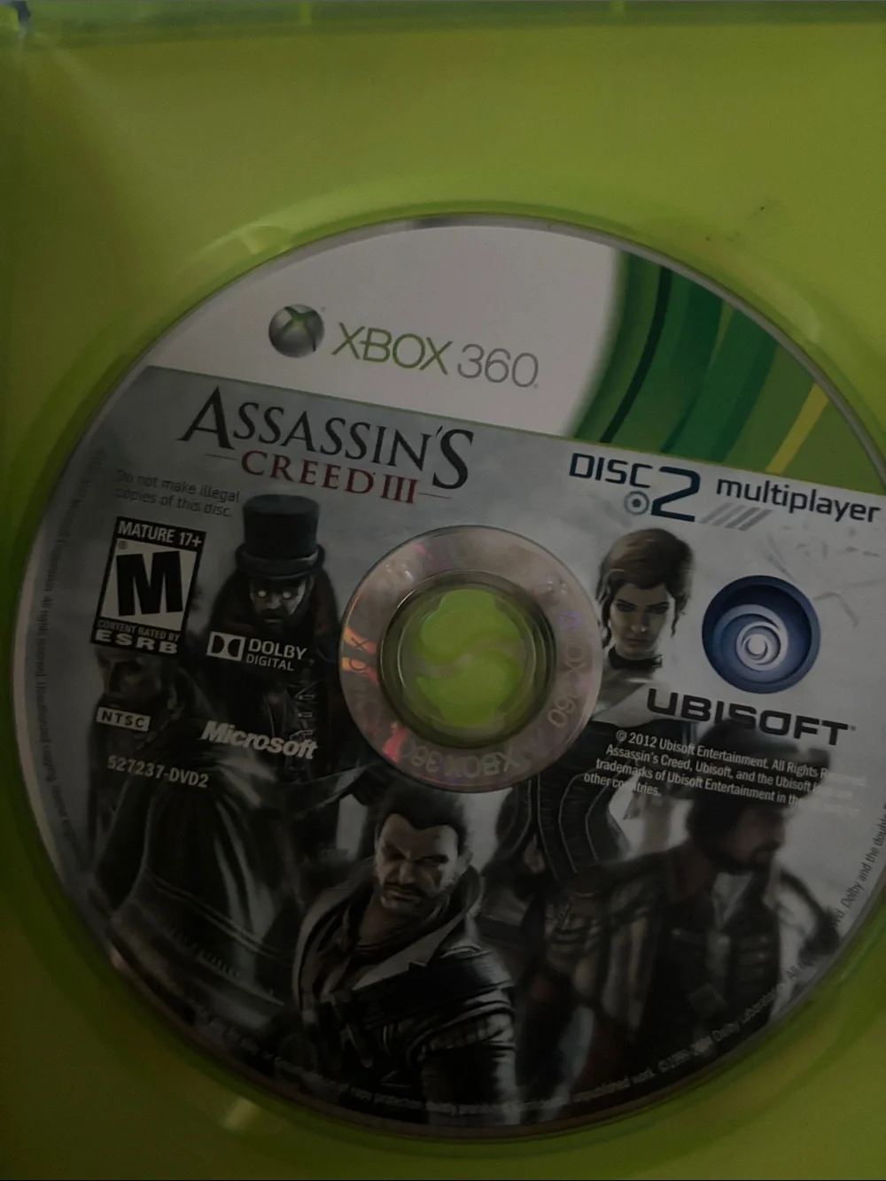 Batman: Arkham City & Assassin's Creed III Game Bundle - Green XBox 360